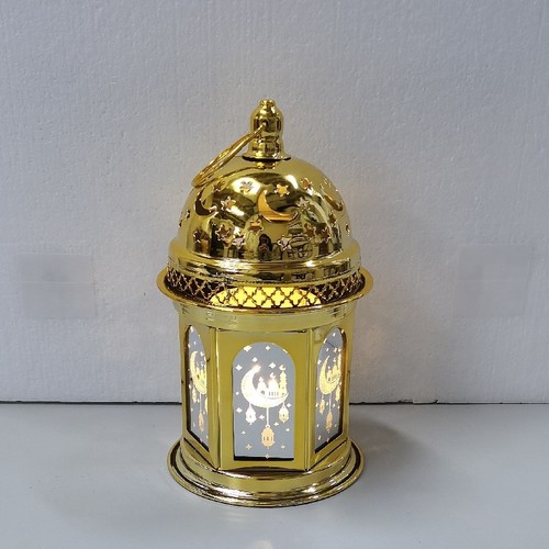 DECORATIVE LED LANTERN 13X13X22CM BO604 - DECORATIVE LED LANTERN 13X13X22CM