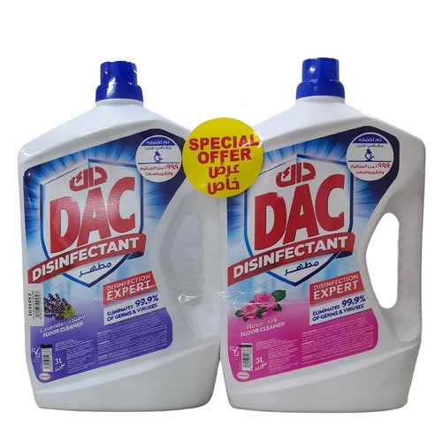 2-PIECE 3L DAC DISINFECTANT(1PC LAVANDER+1PC ROSE) BO652 - 2-PIECE 3L DAC DISINFECTANT(1PC LAVANDER+1PC ROSE)