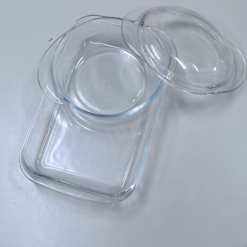 3-PIECE MARINEX GLASS BAKEWARE SET(2.2L RECTANGLE + 1pc1.5L CIRCLE 1pc + LID) BO680 - 3-PIECE MARINEX GLASS BAKEWARE SET(2.2L RECTANGLE + 1pc1.5L CIRCLE 1pc + LID)