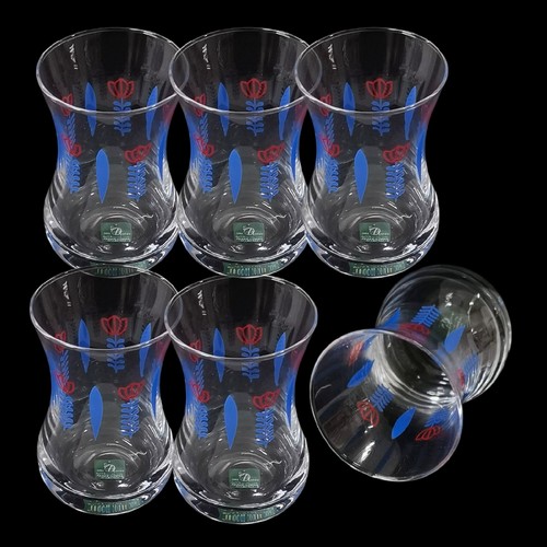 6-PIECE TEA GLASS BO681 - Clear glass tea cup