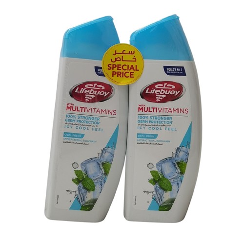 2-PIECE 300ML LIFEBUOY COOL FRESH ANTIBACTERIAL BODYWASH BO705