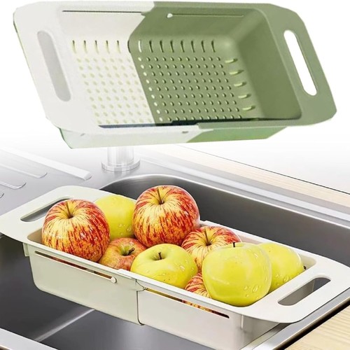 MULTIFUNCTIONAL OBER SINK STORAGE RACK BO708 - Adjustable :35cm to 47cm