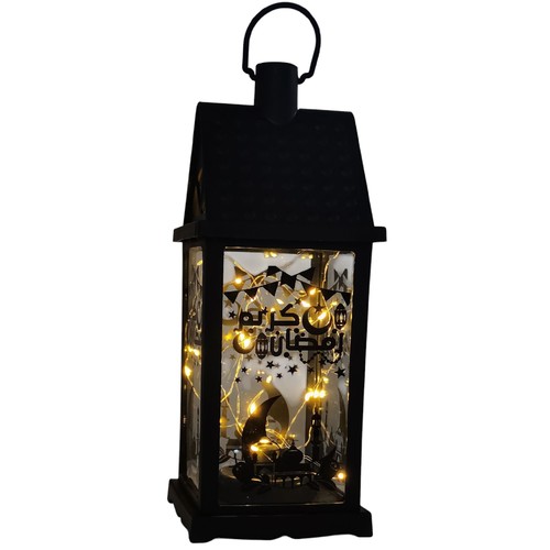 DECORATIVE LED LANTERN 38.5cm BO733 - H:38.5 including the handle