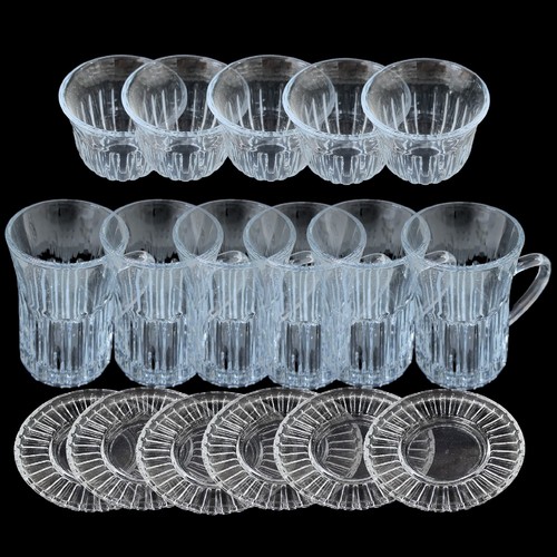 18-PIECE TEA CUP, SAUCERS & COFFE CUP SET BO741 - Coffee cup 6pcs x 6*5cm Tea cup 6pcs x 5.5*9cm Saucer 6pcs x 11.5cm