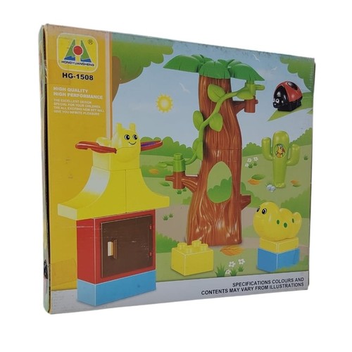 BUILDING BLOCKS - INSECT WORLD HG-1508 - Recommended age: 18months and older 15PCS in 1 set