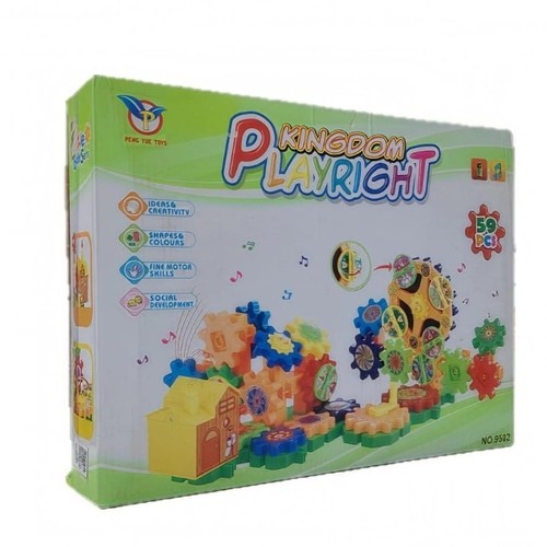 KINGDOM PLAYRIGHT-PUZZLE BANY SETS 9502 - Qty: 59pcs in 1 setIdeas & creativity shapes & colours Fine motor skills Social development&nbsp; Battery operated toys