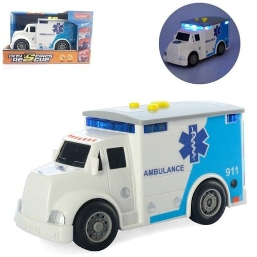 CITY RESCUE SERIES - AMBULANCE FM22-3 - Vehicle toy series with sound and light Ages: 3+