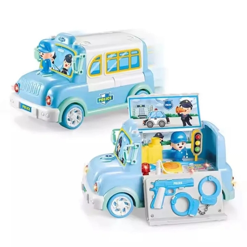 POLICE MUSICAL STORAGE CAR DJ210 - Ages 3+