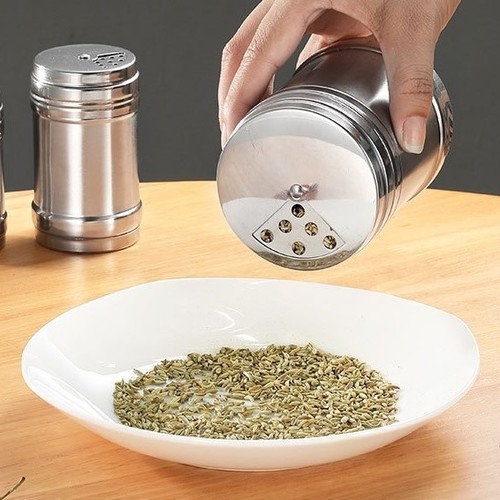 119G STAINLESS STEEL SPICE JAR BO819