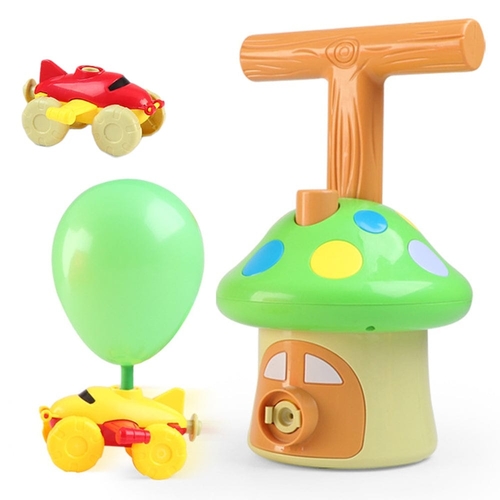 BALLOON AIRPLANE 777-1 - Accessories: balloon x 6, airplane x 2, air inflation rod x 1, air inflation machine x 1No batteries needed - using air power to push the airplane