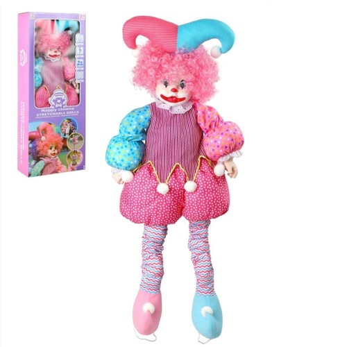 STRETCHABLE CLOWN 60284 - Stretchable clown 65cm to 95cm For ages 3yrs and above&nbsp; Develop social skills and be a good playmate