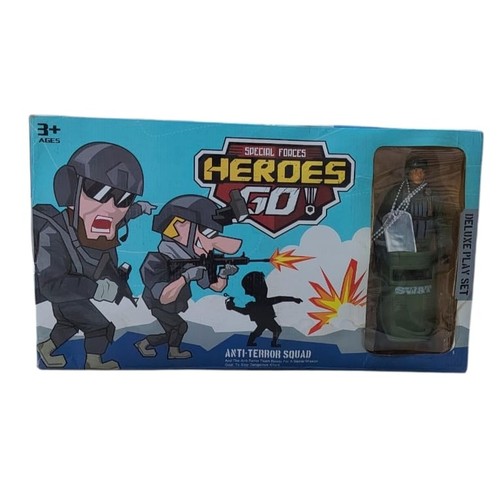 HEROES GO! SPECIAL FORCES DELUXE PLAY SET 88807 - Designed for children aged 3 and older.