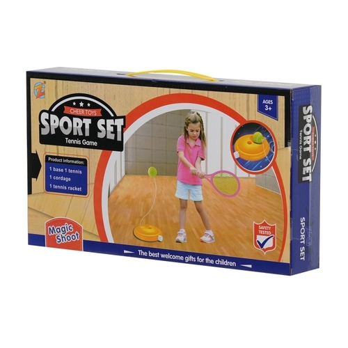 SPORT SET TENNIS GAME ZG270-56 - Includes : 1 base, 1 tennis, 1 cordage, 1 tennis racket Suitable for aged 3 and up
