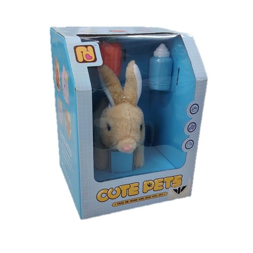 CUTE PETS BATTERY-OPERATED RABBIT VA250110/7102-3 - Ages 3+