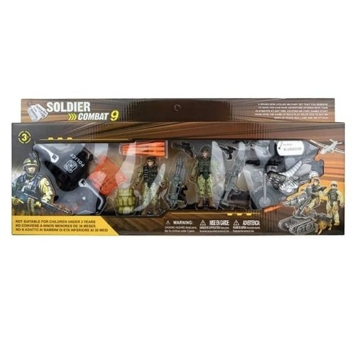 SOLDIER COMBAT TOY SET VS0988 - Not suitable for children under 3 yrs