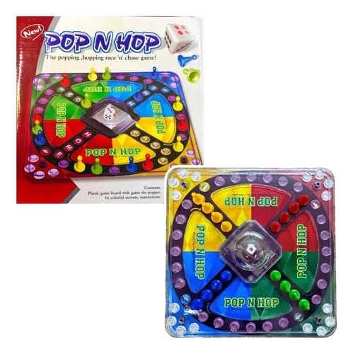 PON N HOP 958 - The popping, hopping race 'n' chase game Ages 5+ Players: 2 to 4