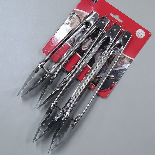 4-PIECE STAINLESS STEEL KITCHEN TONG BO866 - 2pcs 22.5cm 2pcs 28cm