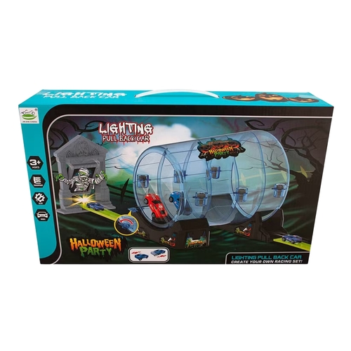 DIY MANUAL HALLOWEEN PARTY TRACK SET 6688-257 - Designed for children aged 3 and up.