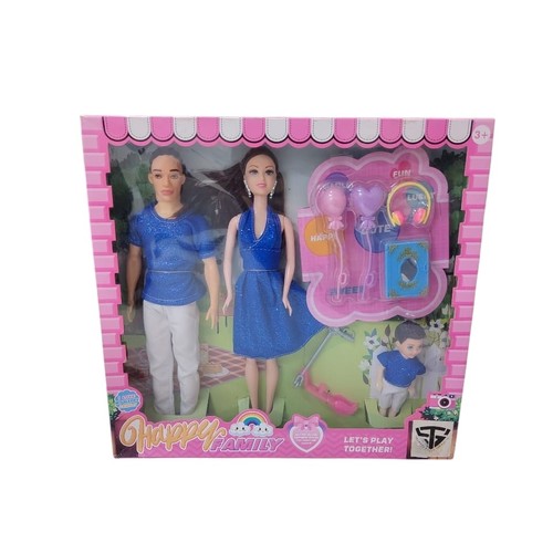 HAPPY FAMILY DOLL SET 189-2 - Recommended for children aged 3 to 6 yrs and up.