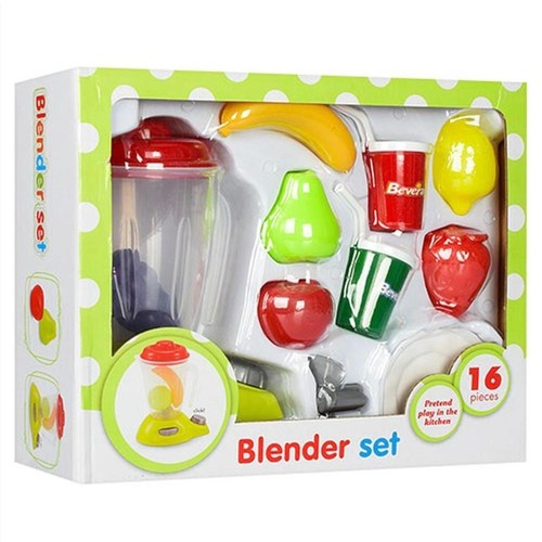 BLENDER SET 9904A/VA238080 - 16pcs pretend play in the kitchen Suitable for Ages 3 and above