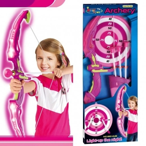 ARCHERY SET 881-28B - Color: pink With light Ages 6 yrs and up