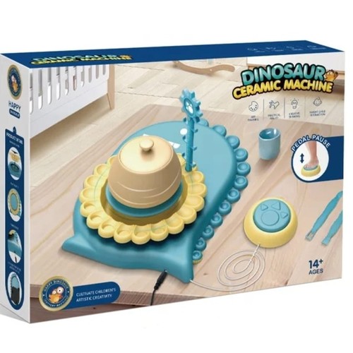 DINOSAUR CERAMIC MACHINE VA248839 - -art training, practical ability, creative thinking and parent-children interaction. For aged 8 years and above.