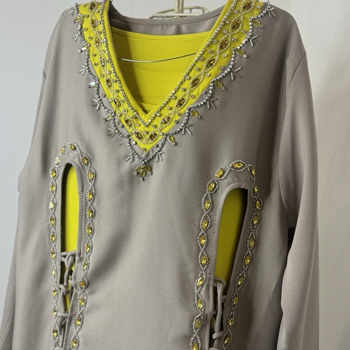 yellow draa - Free size&nbsp; length 56