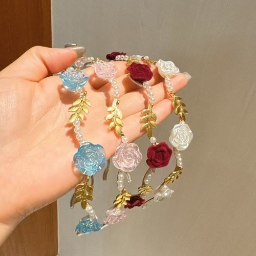 ROSE PEARL HEADBAND / S591