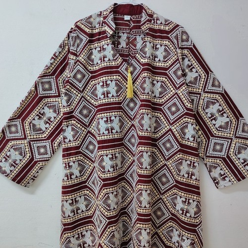 MAROON EMBROIDERED DRA'AH DR049