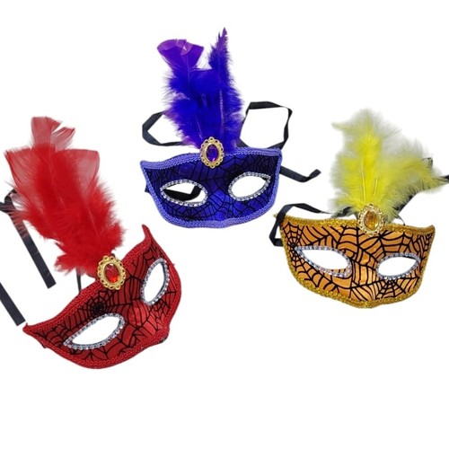WEB MASQUERADE MASK VWY1019