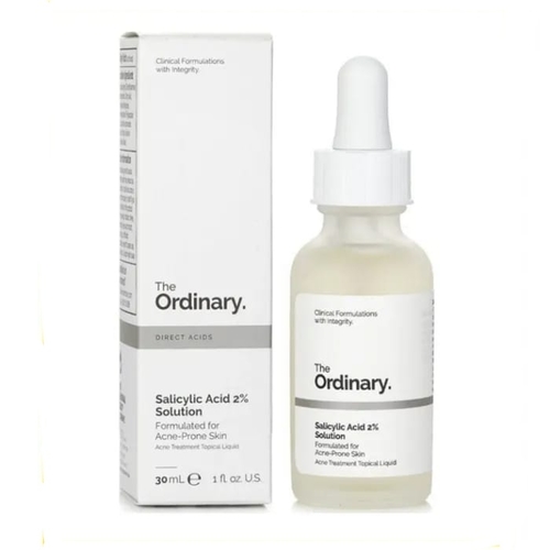 30ml The Ordinary Salicylic Acid 2% Solution - Benefits: Helps combat acne, blackheads, and textural irregularities while reducing redness.