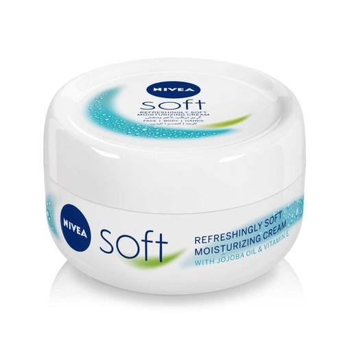 100ml Nivea Soft Refreshingly Soft Moisturizing Cream - Usage: Suitable for moisturizing the face, body, and hands. Skin Types: Formulated to work well with all skin types, including dry, sensitive, or oily skin.