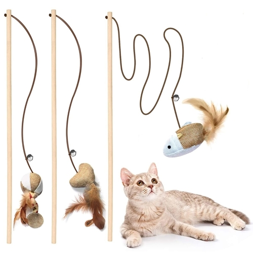 CAT TEASER WAND TOY BO900