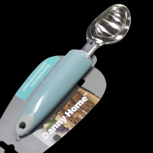 DANNY HOME ICE CREAM SCOOP BO919 - Color : Chrome-plated head and a light blue handle. Material : polished stainless steel head