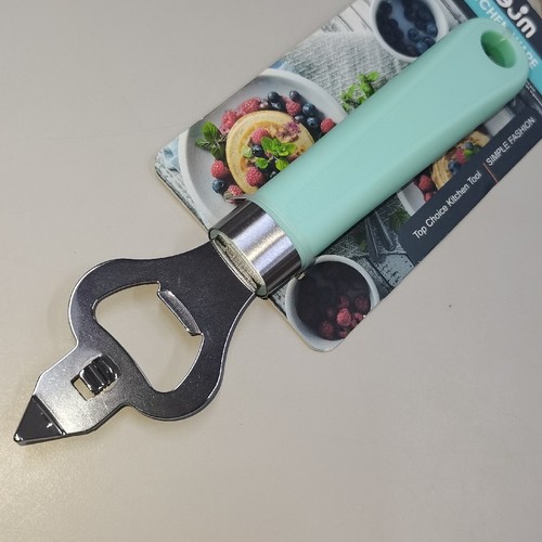 2-IN-1 DESIGN BOTTLE OPENER - CAN OPENER BO927 - Design: ergonomic long handle for comportable use. Material : made with drain less steel for reliable, everyday use.
