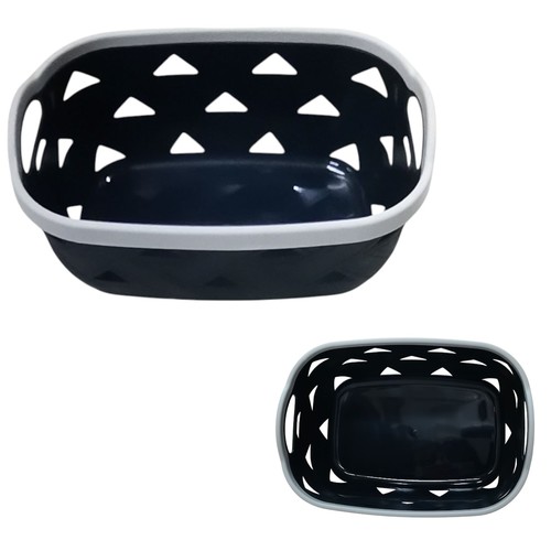 PLASTIC STORAGE BASKET 22.5X16X11CM BO932