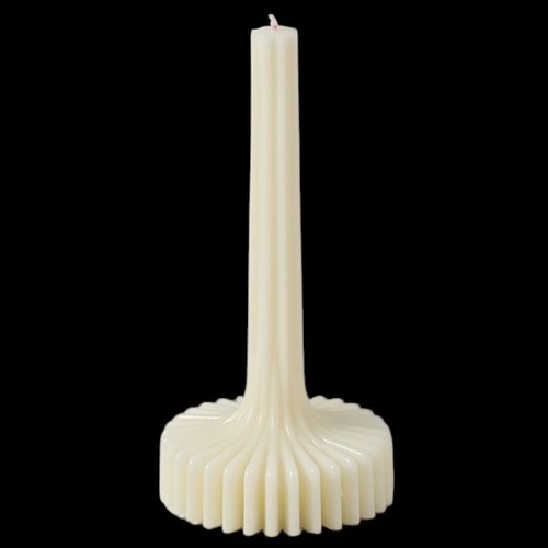 FLUTED PILLAR CANDLE 10X20CM BO991
