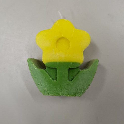 FLOWER-SHAPED SCENTED CANDLE 8cm BO1001