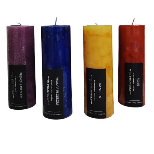 SCENTED PILLAR CANDLE 5x15cm BO1023