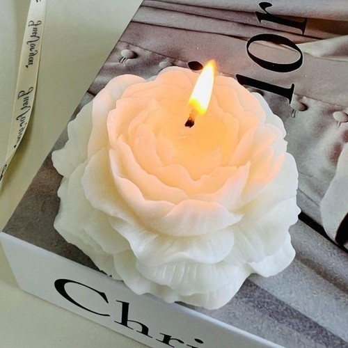 ROSE CANDLE 8X4CM BO1033