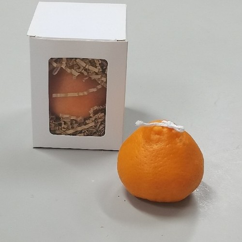 DECORATIVE CITRUS-SHAPED CANDLE 8CM BO1048