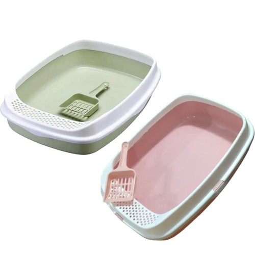 OPEN-TOP CAT LITTER BOX SET 35X45X10CM BO1077