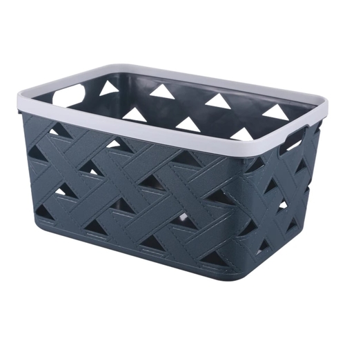 نايا ستور - سلة تخزين بلاستيكية مقاس 25.8x19x14سم BO972