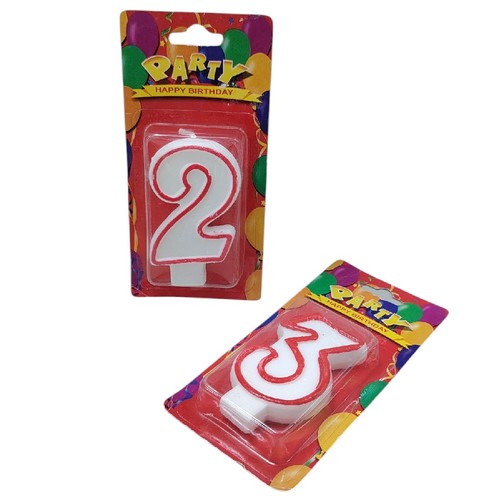 شمعة عيد ميلاد 7 سم EM086 - Size: 4*7cm