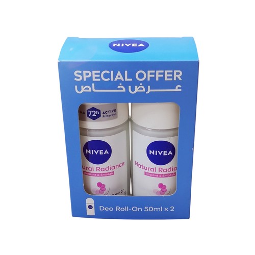 2 قطعة نيفيا ناتشورال راديانس ب 50 مل  BO1113 - 2x50 مل NIVEA - Natural Radiance 