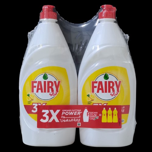 2 × 600 مل سائل غسل الصحون FAIRY 3X قوة قطع الشحم BO1254