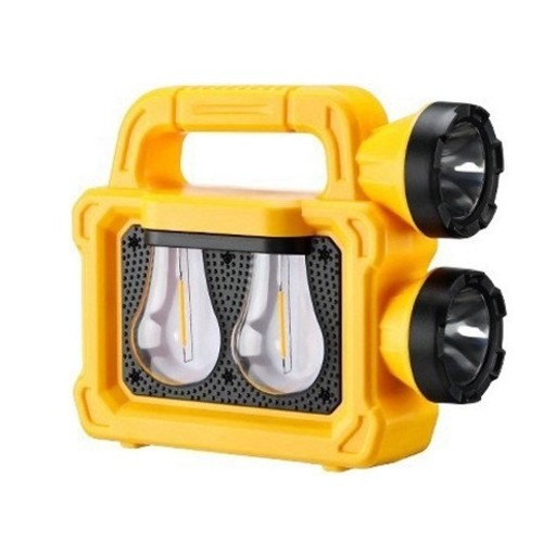 مصباح Hurry Bolt متعدد الوظائف المحمول BO1301 - الشحن المزدوج: عبر الطاقة الشمسية أو منفذ USB الصغير.
اللون: أصفر
رقم النموذج. : HB-7719-2W