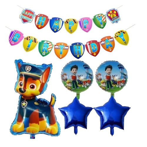 مجموعة لافتة ومنطاد من نوع PAW PATROL DECORATION TZ-K6034 - بما في ذلك:
شكل نجمة 2 قطعة 18 بوصة&nbsp;بالون مطبوع بحجم 2 قطعة بحجم 18 بوصة&nbsp;بالون على شكل قطعة واحدة بحجم 32.3 بوصةمجموعة واحدة من الراية الزخرفية&nbsp;*مشبك البالون والعصي غير مشمولة