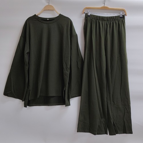 طقم سيدات مكون من قطعتين / Army Green C27