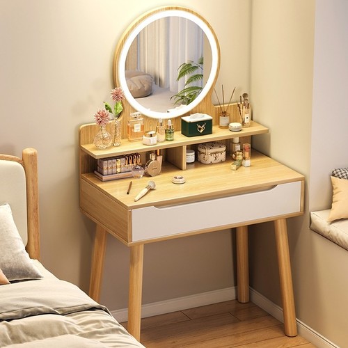 طاولة زينة مع مرآة LED 60x40x127 S762